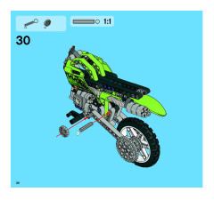 LEGO 8291 instructions page 38 – build guide