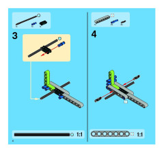 LEGO 8291 instructions page 4 – build guide