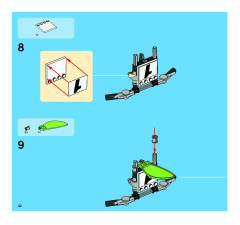 LEGO 8291 instructions page 42 – build guide