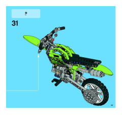 LEGO 8291 instructions page 43 – build guide
