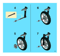 LEGO 8291 instructions page 45 – build guide
