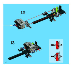 LEGO 8291 instructions page 14 – build guide