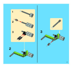 LEGO 8291 instructions page 17 – build guide