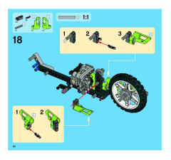 LEGO 8291 instructions page 20 – build guide