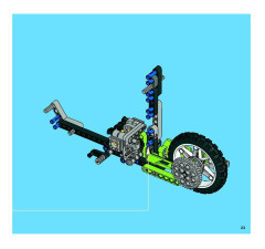 LEGO 8291 instructions page 23 – build guide