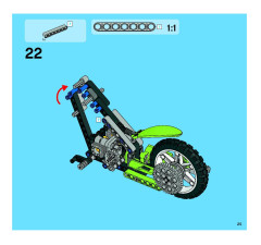 LEGO 8291 instructions page 25 – build guide
