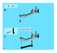 LEGO 8291 instructions page 28 – build guide