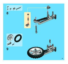LEGO 8291 instructions page 29 – build guide