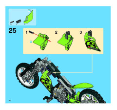 LEGO 8291 instructions page 34 – build guide