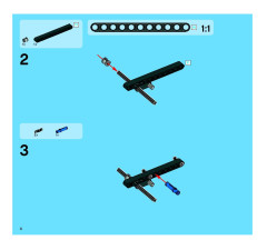 LEGO 8291 instructions page 4 – build guide