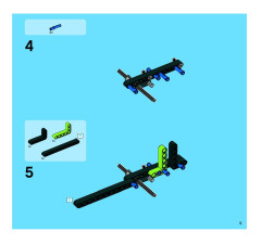 LEGO 8291 instructions page 5 – build guide