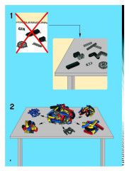 LEGO 8292 instructions page 2 – build guide