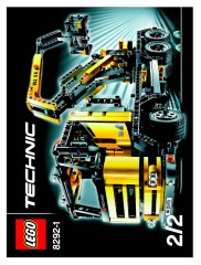 LEGO 8292 instructions page 1 – build guide