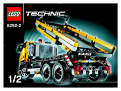 LEGO 8292 instructions page 1 – build guide