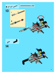 LEGO 8292 instructions page 13 – build guide