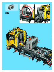 LEGO 8292 instructions page 23 – build guide