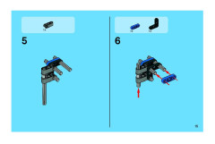 LEGO 8296 instructions page 15 – build guide