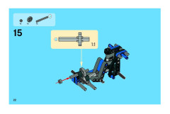 LEGO 8296 instructions page 22 – build guide