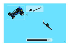 LEGO 8296 instructions page 3 – build guide