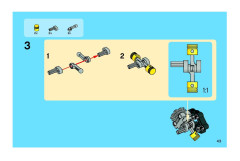 LEGO 8296 instructions page 43 – build guide