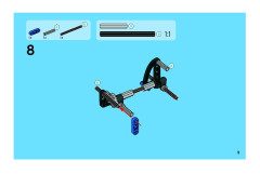 LEGO 8296 instructions page 9 – build guide