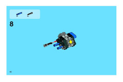 LEGO 8296 instructions page 10 – build guide