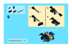 LEGO 8296 instructions page 11 – build guide