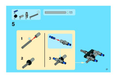 LEGO 8296 instructions page 21 – build guide