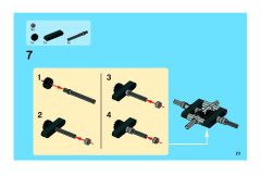 LEGO 8296 instructions page 23 – build guide