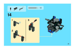 LEGO 8296 instructions page 25 – build guide