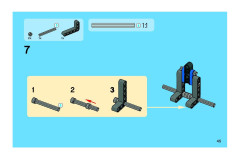 LEGO 8296 instructions page 45 – build guide