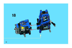 LEGO 8296 instructions page 58 – build guide