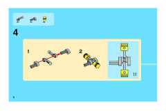 LEGO 8296 instructions page 6 – build guide