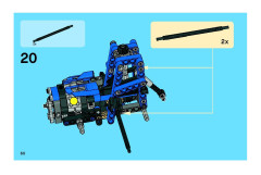 LEGO 8296 instructions page 60 – build guide