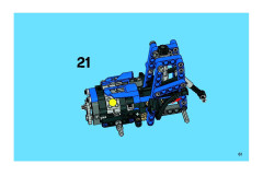 LEGO 8296 instructions page 61 – build guide