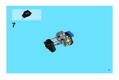 LEGO 8296 instructions page 9 – build guide