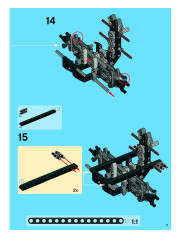LEGO 8297 instructions page 17 – build guide