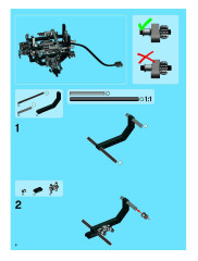 LEGO 8297 instructions page 6 – build guide