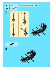 LEGO 8297 instructions page 9 – build guide