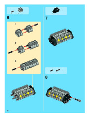 LEGO 8297 instructions page 62 – build guide