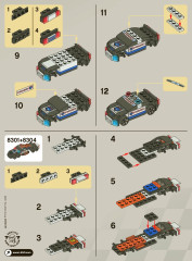 LEGO 8301 instructions page 2 – build guide