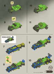 LEGO 8302 instructions page 2 – build guide
