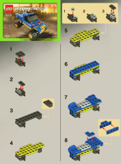 LEGO 8303 instructions page 1 – build guide
