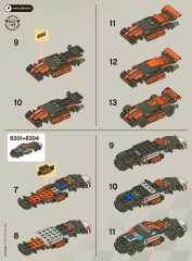 LEGO 8304 instructions page 2 – build guide