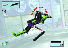 LEGO 8305 instructions page 10 – build guide