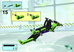 LEGO 8305 instructions page 11 – build guide