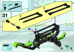 LEGO 8305 instructions page 27 – build guide