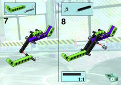 LEGO 8305 instructions page 5 – build guide
