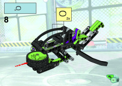 LEGO 8305 instructions page 55 – build guide