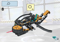 LEGO 8305 instructions page 55 – build guide